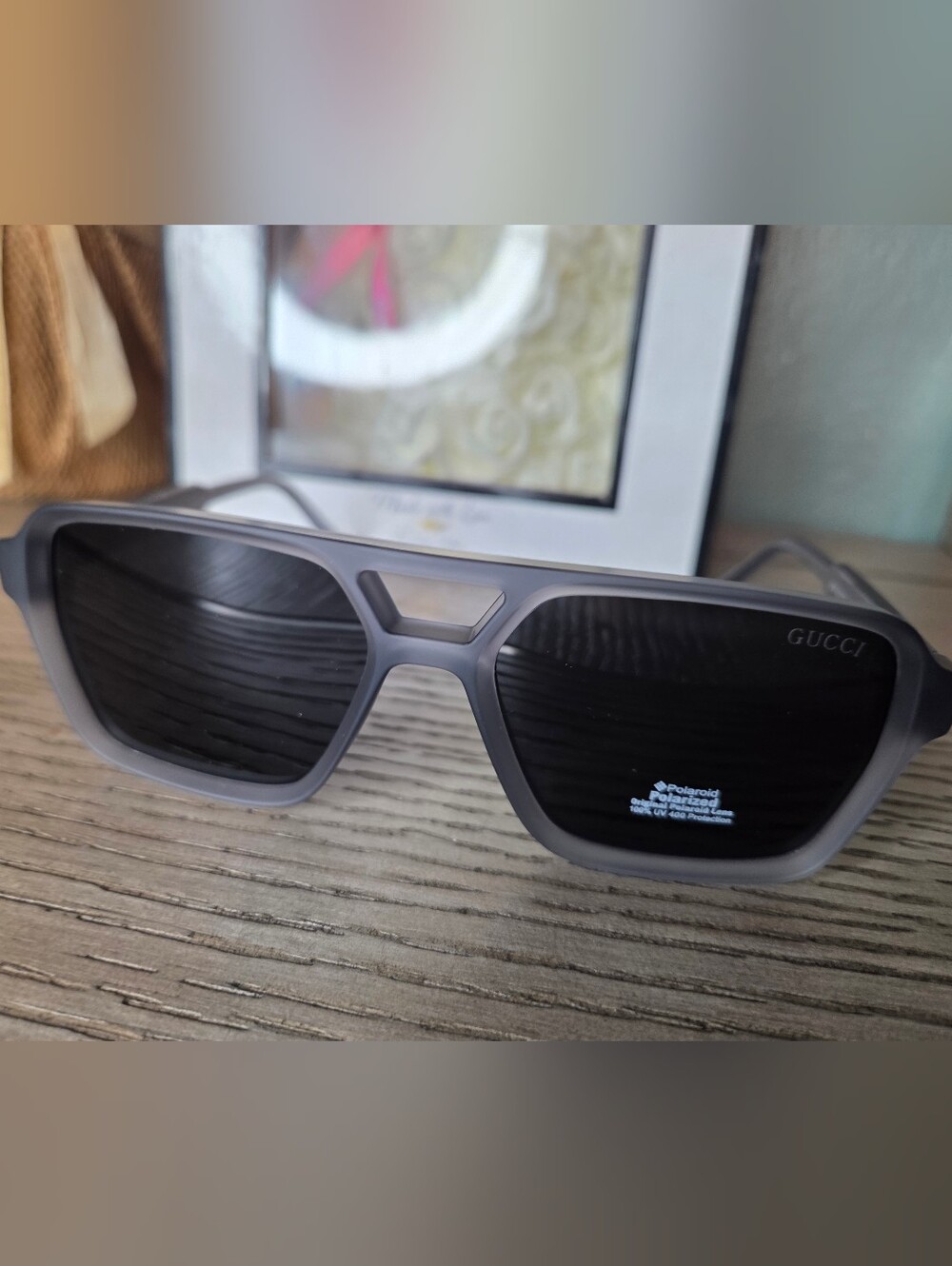 GG Unisex Polaroid Men's Gray Polarized Sunglasses